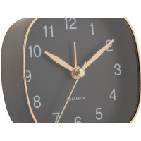 Budík Karlsson KA5957BK Travel Square, 9cm